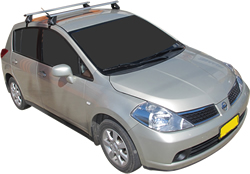 Nissan Tiida Roof Racks vehicle image